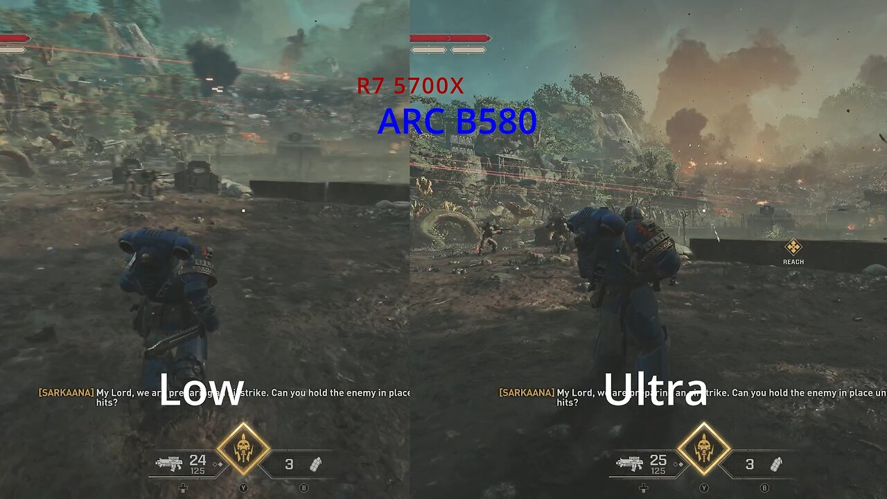 Warhammer 40K: Space Marine 2 | ARC B580 | R7 5700X | 1440p Benchmark