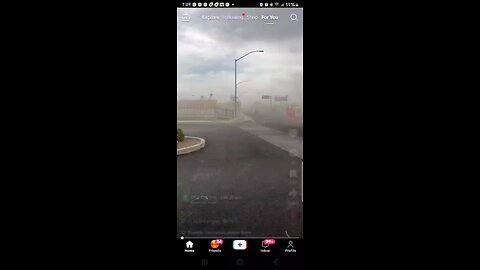 Sand Storm Caused The Power Lines To Snap?!