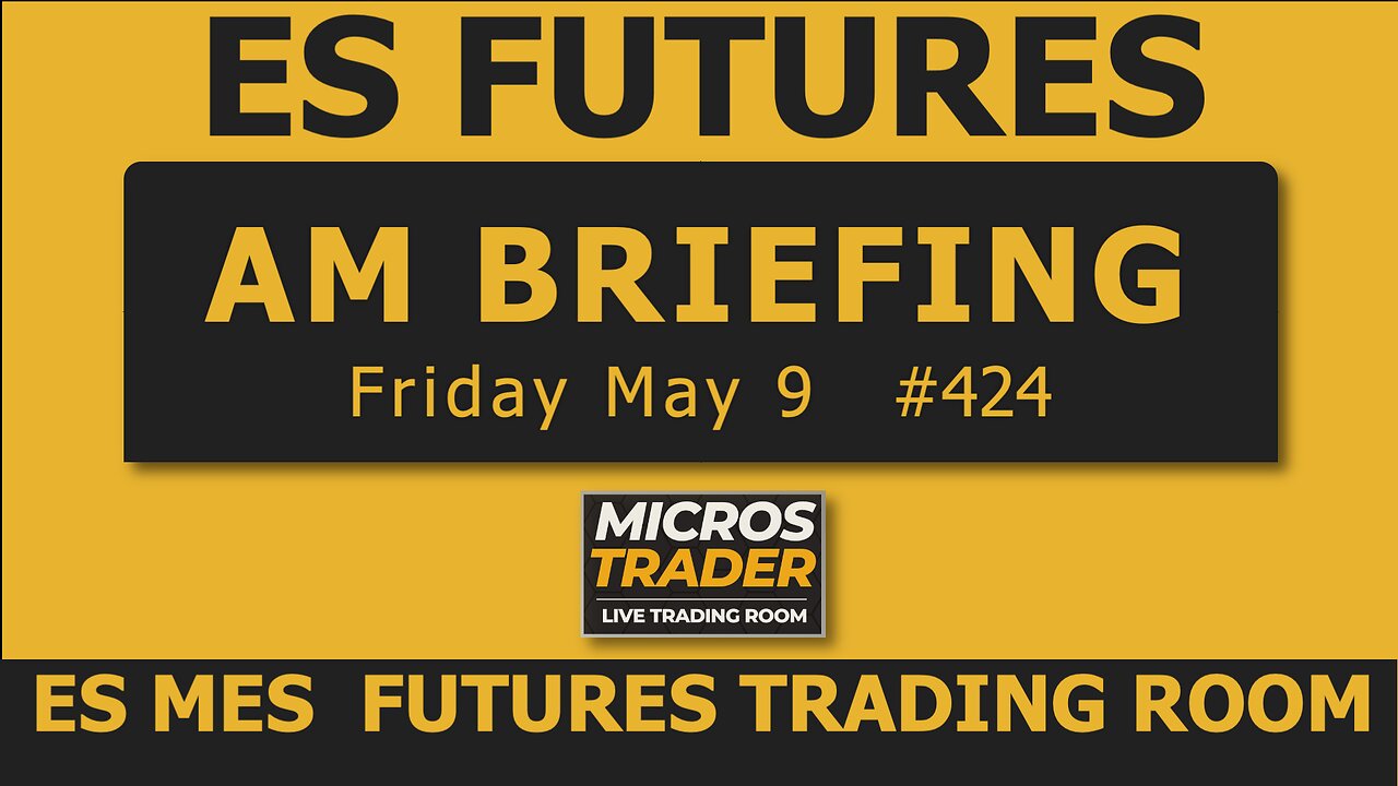 Fri ES MES Technical Analysis, Tips, Key Levels, Trading Room, & Scalping System 05/09/2025