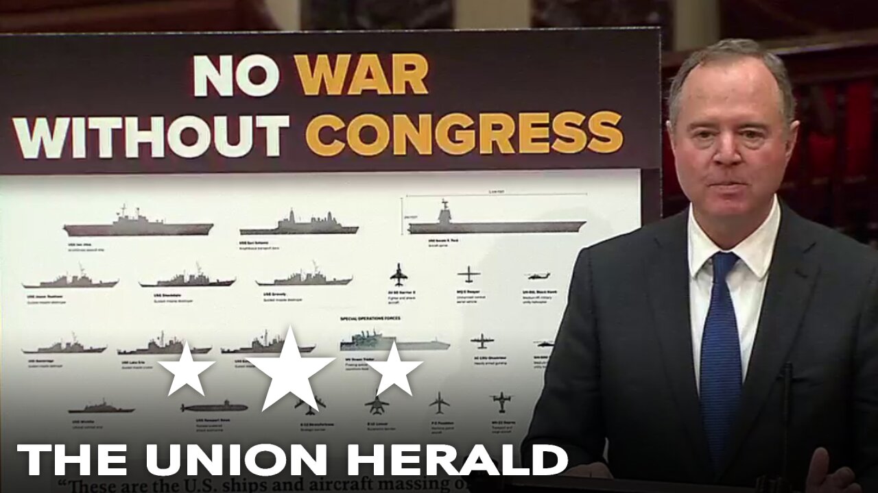 Senator Schiff Delivers Remarks on Legislation to Block Hostilities Against Venezuela