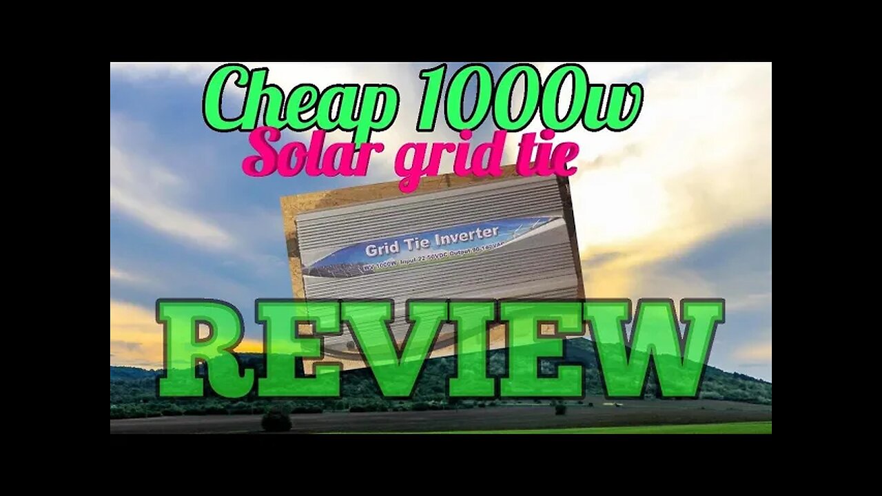 Cheap 1000w solar grid tie long term review