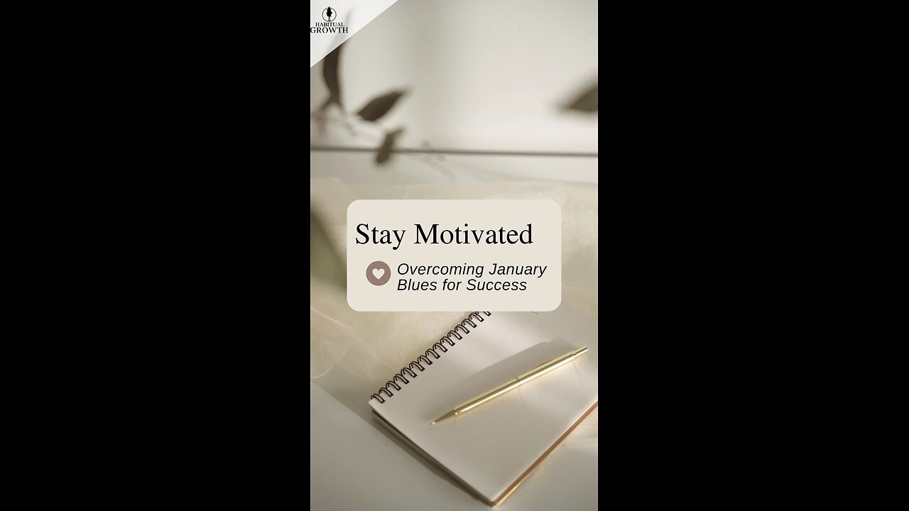 Stay Motivated: Push Through the January Blues!