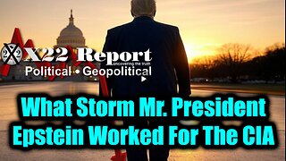 New X22 Report - What Storm Mr. President; Treason,Panic In DC, Epstein Worked For The CIA