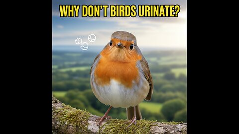 Why Birds Don’t Urinate | Amazing Bird Body Fact