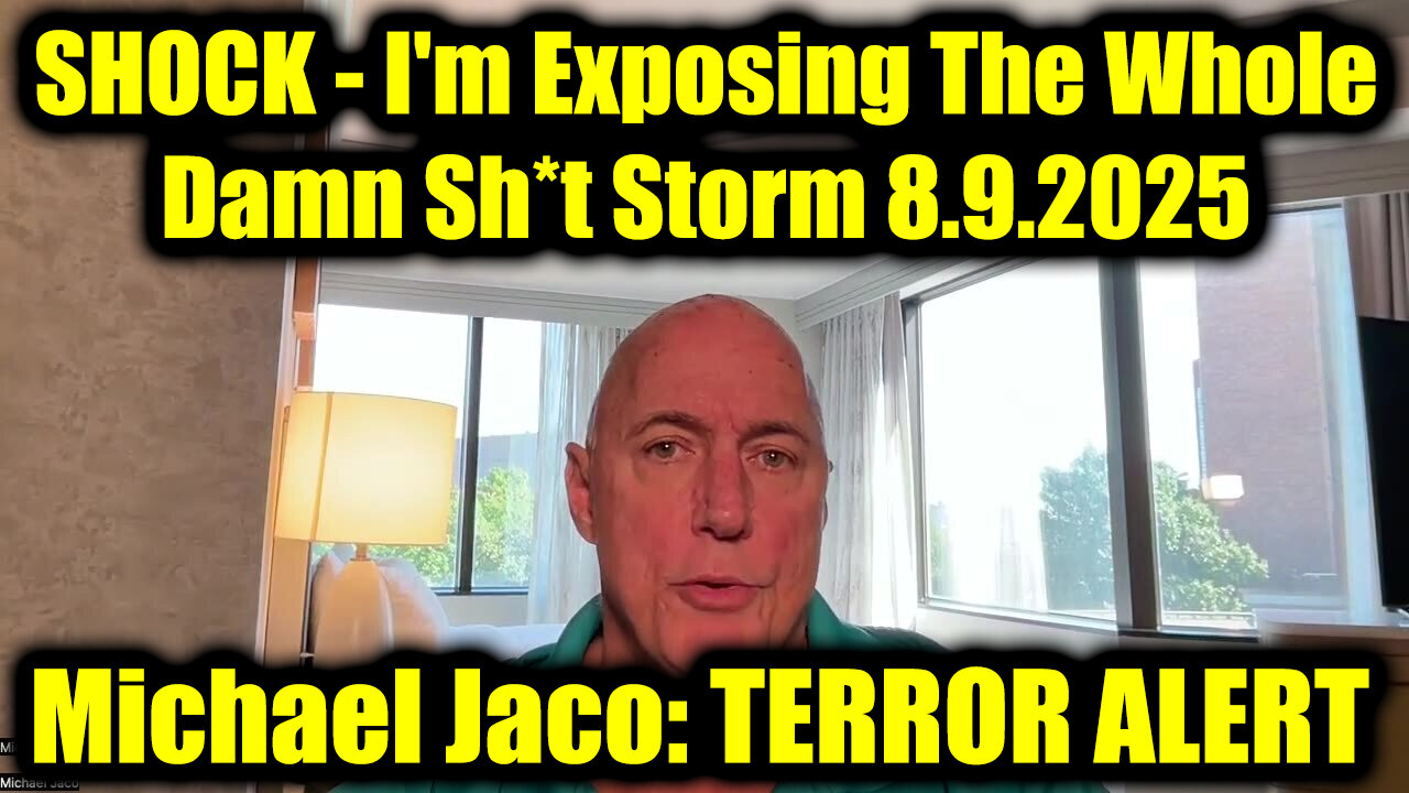 TERROR ALERT Aug 9 - I'm Exposing The Whole Damn Sh*t Storm!