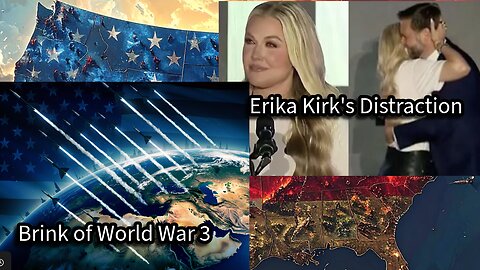 Erika Kirk Hugs Up On JD Vance and The World Is On The Brink Of World War 3