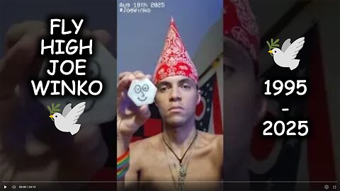 Goodbye #FlyHighJoeWinko #JoeWinko #JoeWinko4Ever 🕊️ 1995 - 2025 🕊️