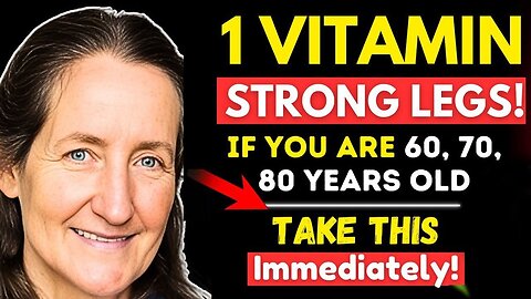 Barbara O'Neill | Seniors: Just 1 Essential Vitamin to Keep Your Legs Strong in old age Even at 94!