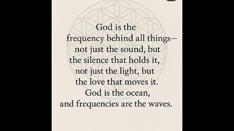 God is the frequency behind all Living things with Eden's LivingTV