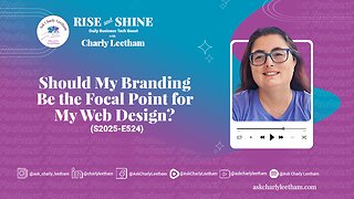 Should My Branding Be the Focal Point for My Web Design? (2025/524)