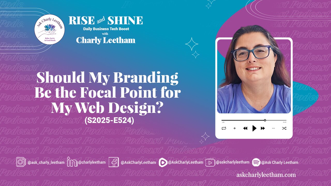 Should My Branding Be the Focal Point for My Web Design? (2025/524)