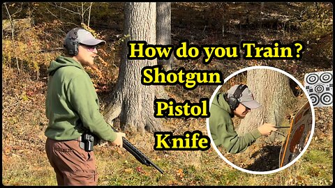 Training Day, Shotgun, Pistol, Knife Dickinson CK212 12GA, SAR9X, 704 Tactical Knife