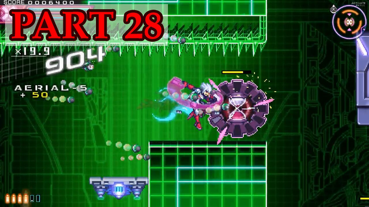 Let's Play - Azure Striker Gunvolt 2 (Trilogy Enhanced version) part 28