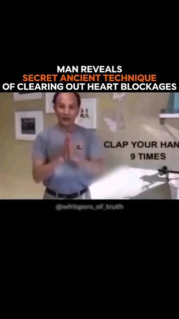 Ancient Technique For Clearing Heart Blockages
