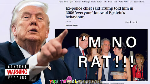 Trump Says He DID NOT Inform Police About Jeffery Epstein