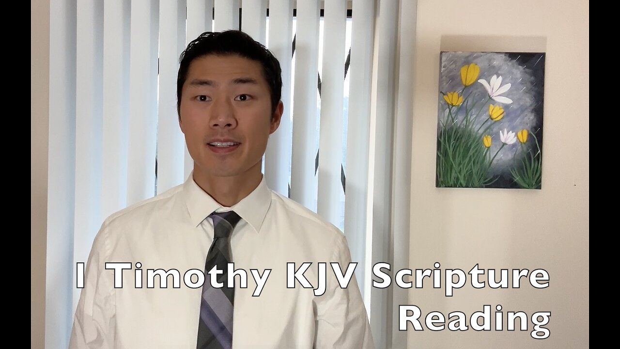 1 Timothy KJV Audio Bible Reading with Scripture on Screen