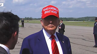 President Trump Takes Questions After Arriving in NJ on Air Force One, June 20, 2025