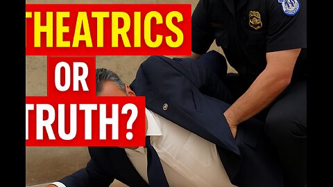 “Senator Padilla Dragged Out — Real Protest or Staged Drama?”