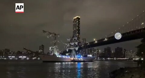 It happened on May 17th. It was setting off on a 170 day voyage, and it left from pier 17.... 🐸
