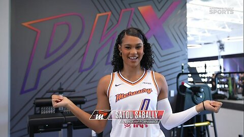 BTS Satou Sabally on media day | Phoenix Mercury WNBA women's basketball
