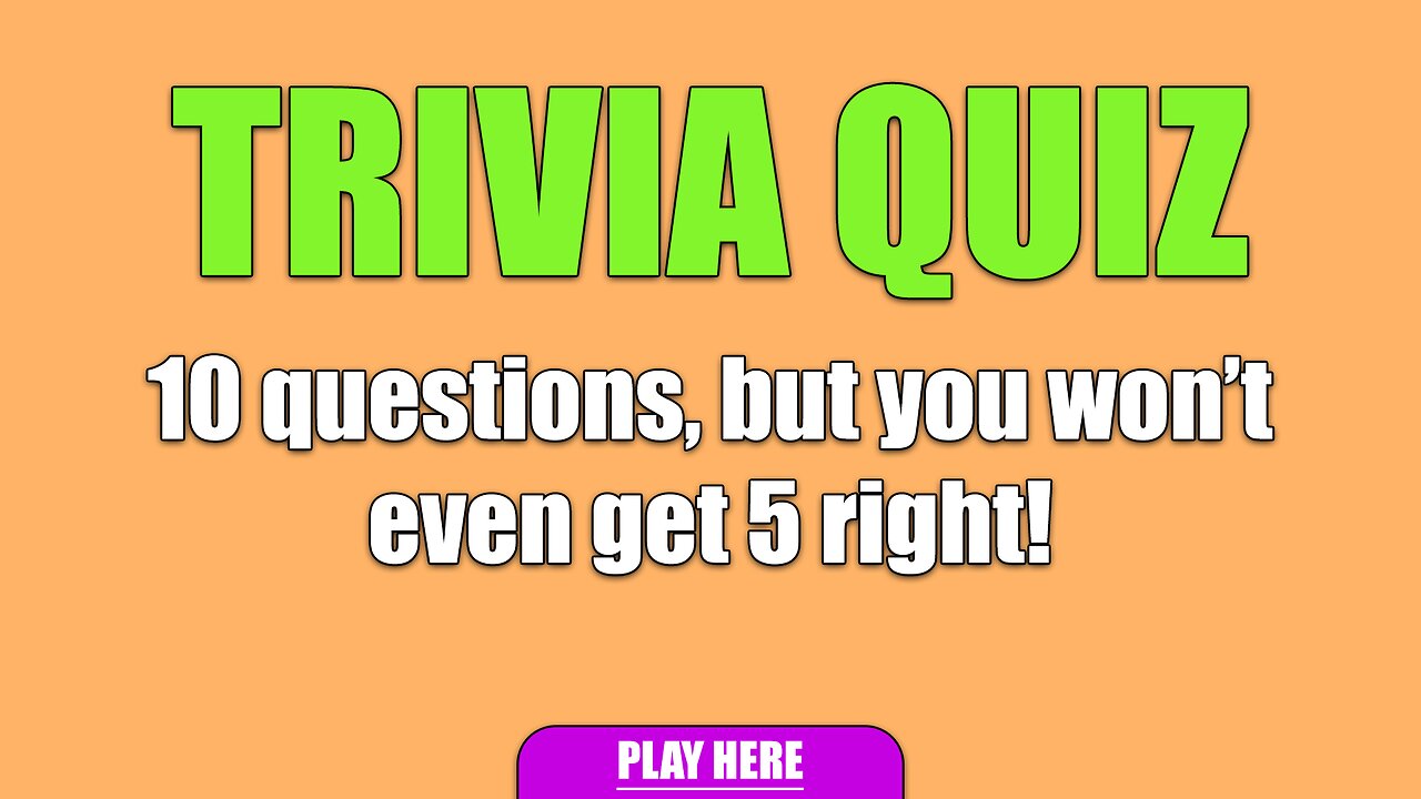 Fun Trivia Quiz
