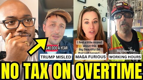 Donald Trump Lies About Tax On Overtime - MAGA Is FURIOUS