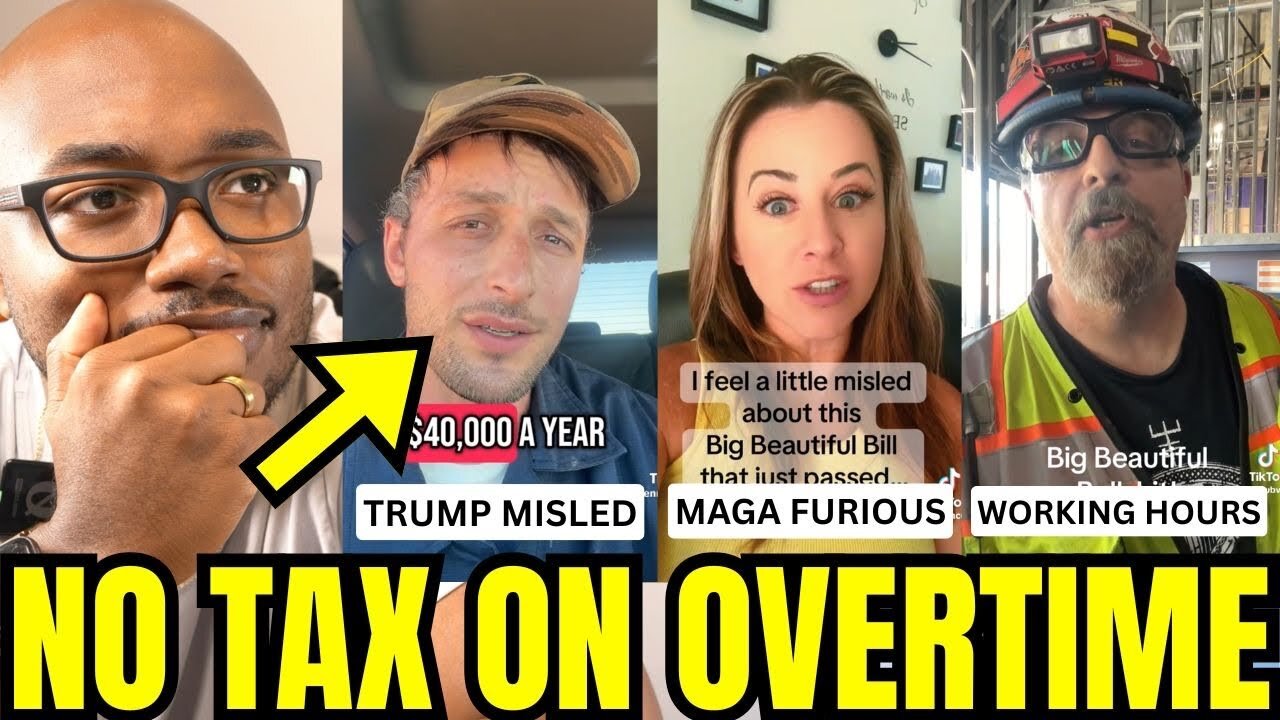 Donald Trump Lies About Tax On Overtime - MAGA Is FURIOUS