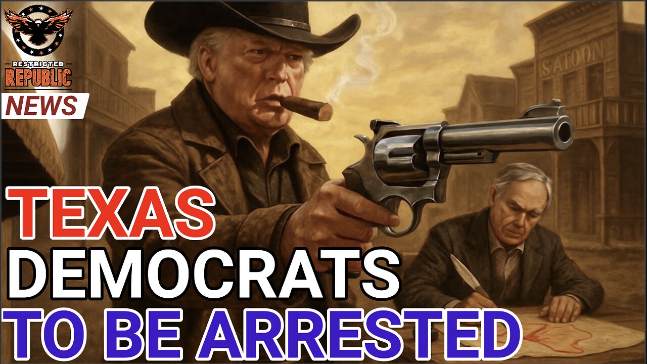 TEXAS Democrats to be ARRESTED! Trump Causes Mass Panic as Checkmate Move SHOCKS the SYSTEM!