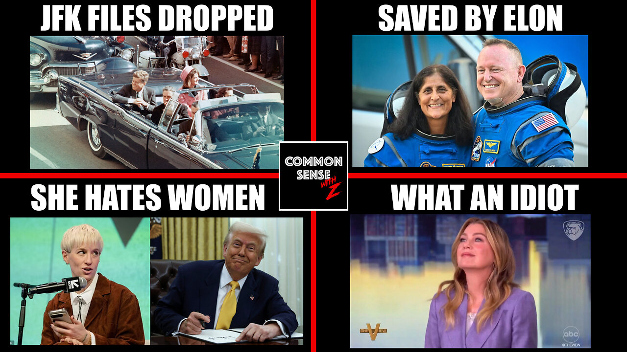 JFK Files Released | Elon Saves Astronauts | Megan Rapinoe Hates Women | Ellen Pompeo Is an Idiot