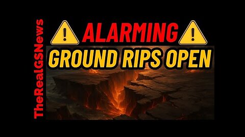 Massive Quake Sinks Huge Land - Earth Cracks Open