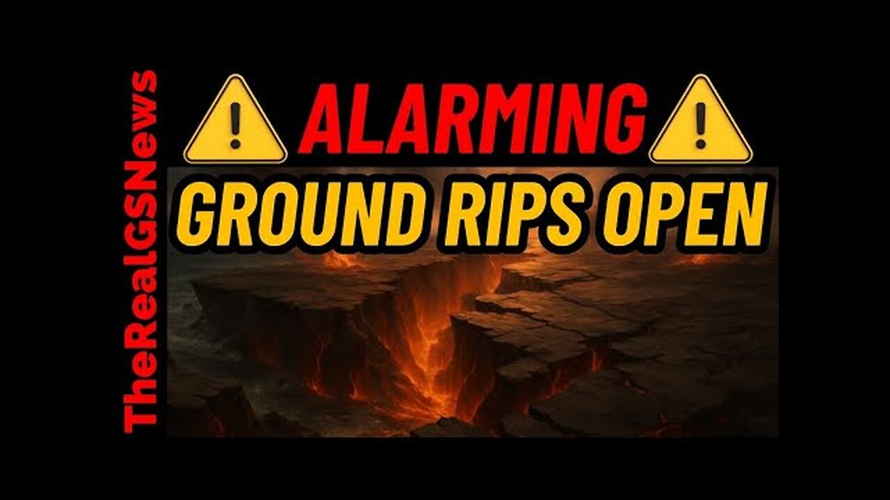Massive Quake Sinks Huge Land - Earth Cracks Open