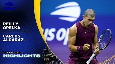 Reilly Opelka vs. Carlos Alcaraz Highlights | 2025 US Open Round 1