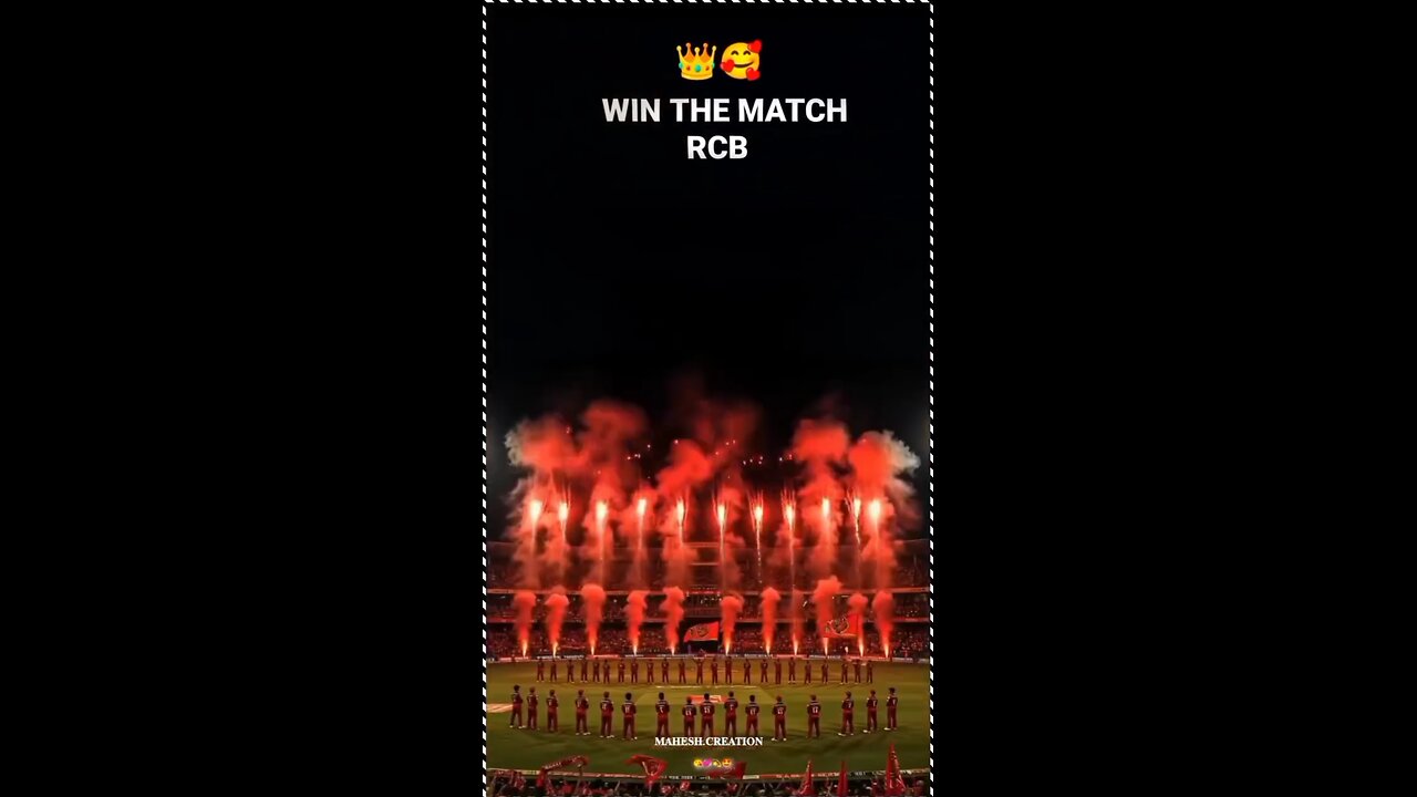 RCB FINALLY WON the match 2025