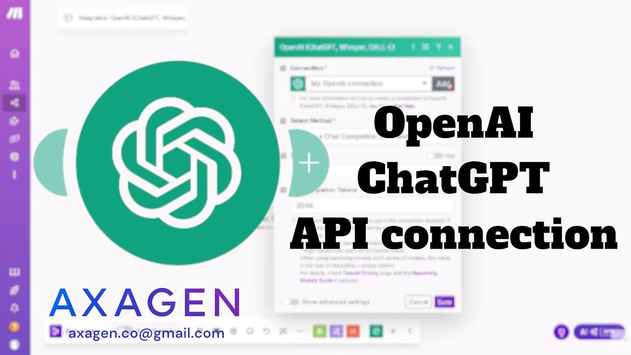 Connect ChatGPT API to Make.com