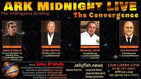 The Intelligence Briefing /The Convergence - John B Wells LIVE