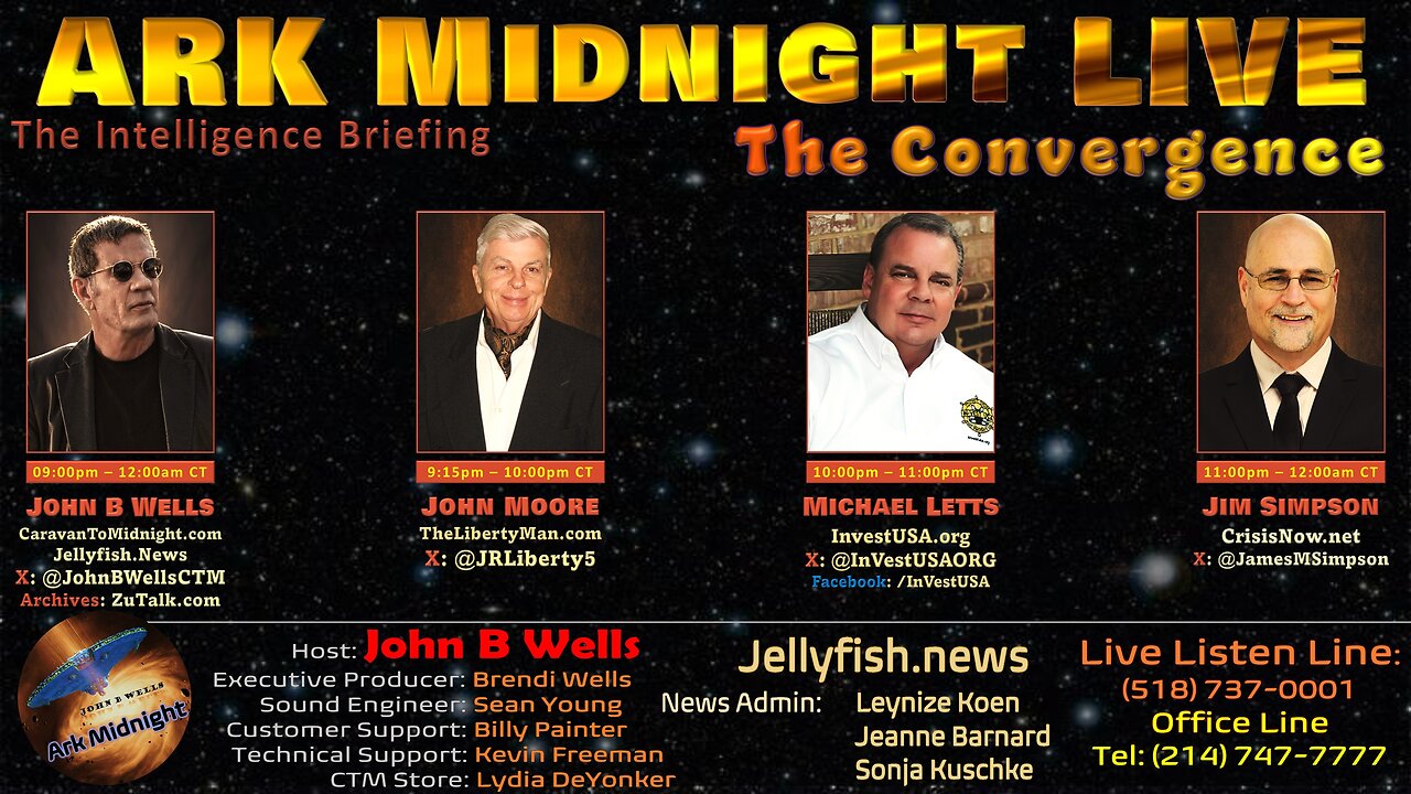 The Intelligence Briefing /The Convergence - John B Wells LIVE