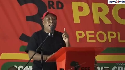 The Likely Future Leader Of South Africa, Julius Malema, Calls For The Genocide Of 4 Million Whites