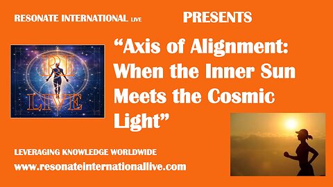“Axis of Alignment: When the Inner Sun Meets the Cosmic Light”