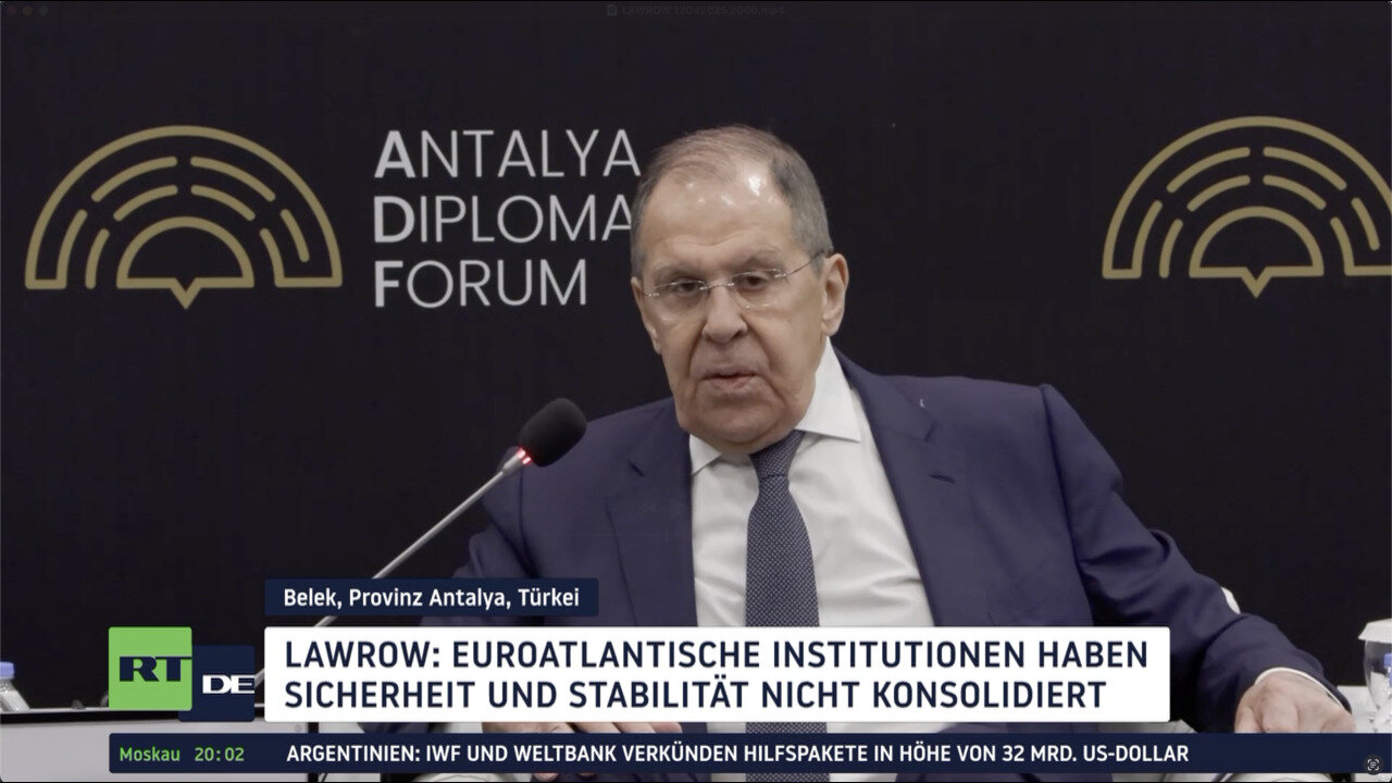 Lawrow: Euroatlantische Institutionen haben Sicherheit und Stabilität nicht konsolidiert