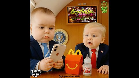 Baby Donald Trump and Scavino Jamming Out On AF1!