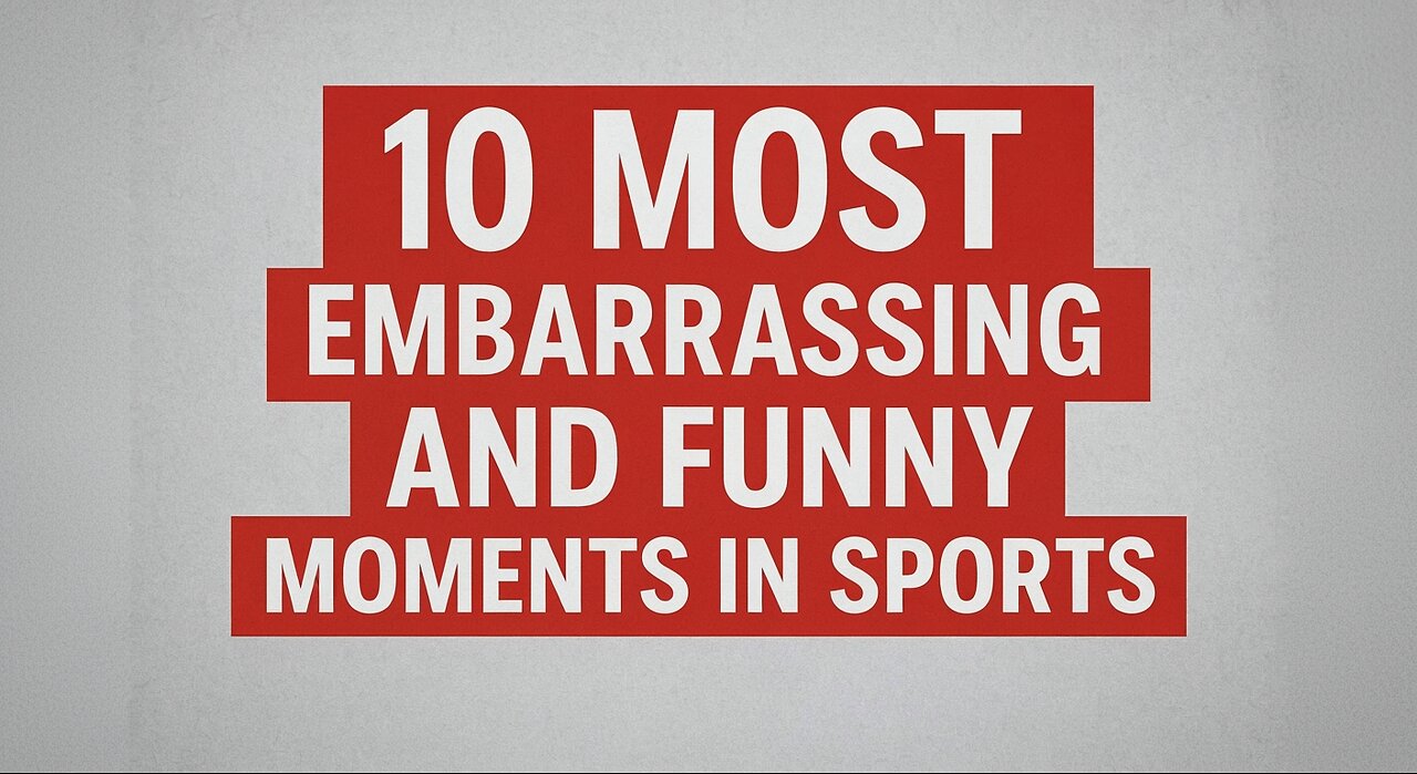 Most embarrassing and funny moments in sports