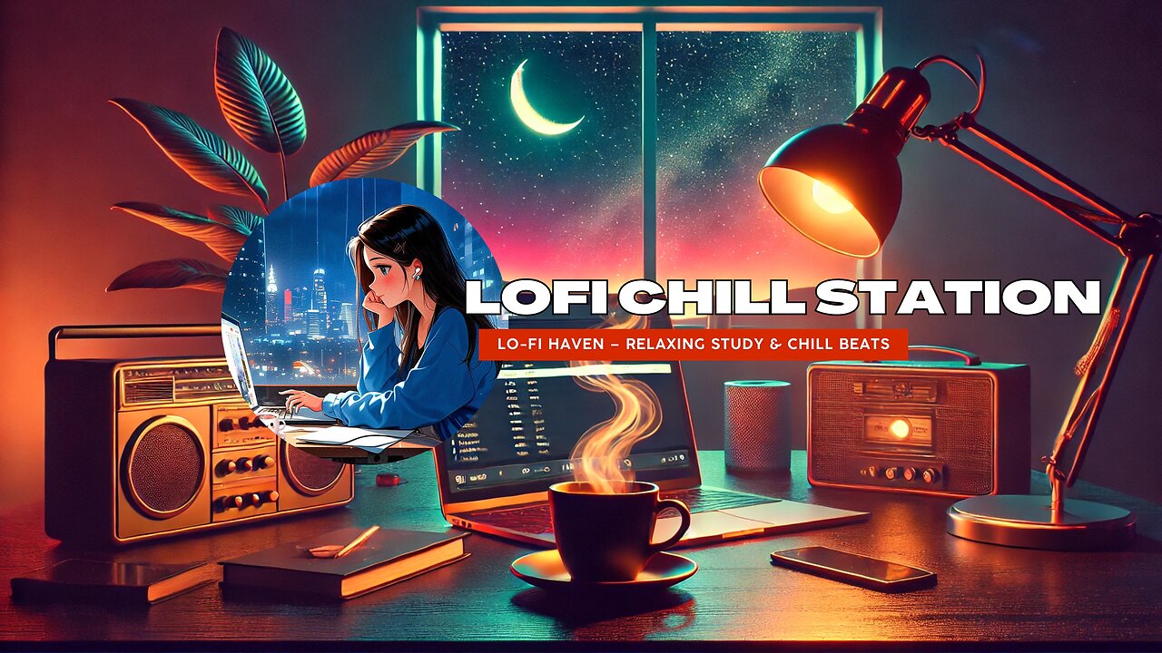 🌙🎶 Lo-Fi Haven – Relaxing Study & Chill Beats | Focus Music