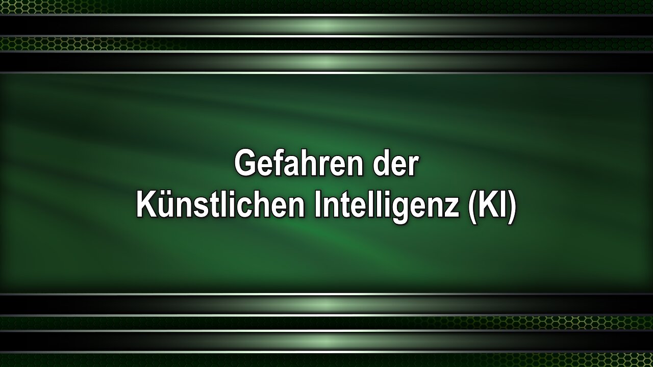 Gefahren der Künstlichen Intelligenz (KI)