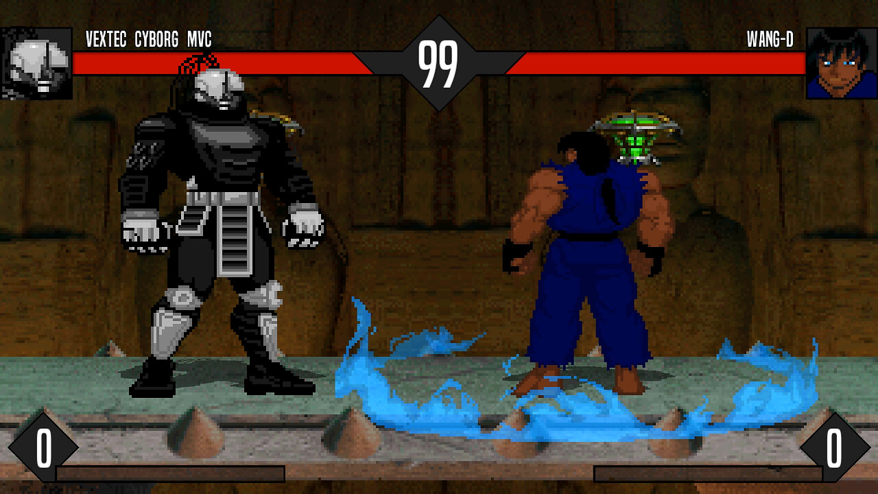 MUGEN - Vextec Cyborg mvc vs. Wang-D - Download