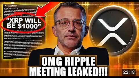 OMGGG!! SECRET RIPPLE MEETING LEAKED!! (XRP $100 SET????)