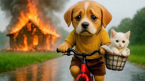 Heart Stopping Rescue | A brave dog save cat from Phyton