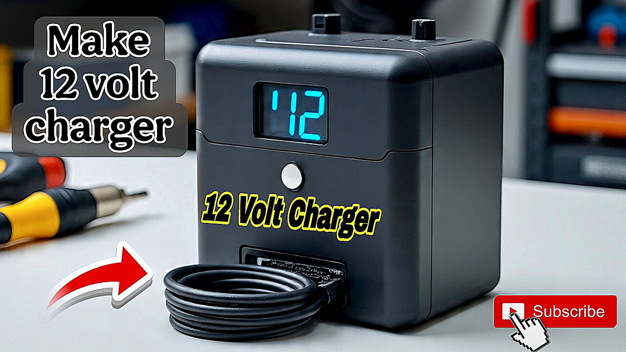 12V Battery Charger Circuit | Using 12012 Transformer Step by Step” #Electronics #CircuitDesign