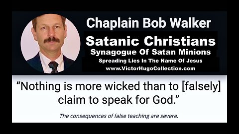 Gaslighting Heavenly Family Chaplain Bob Walker Satanic Christian Comments Brought_To_You_By_Pfizer