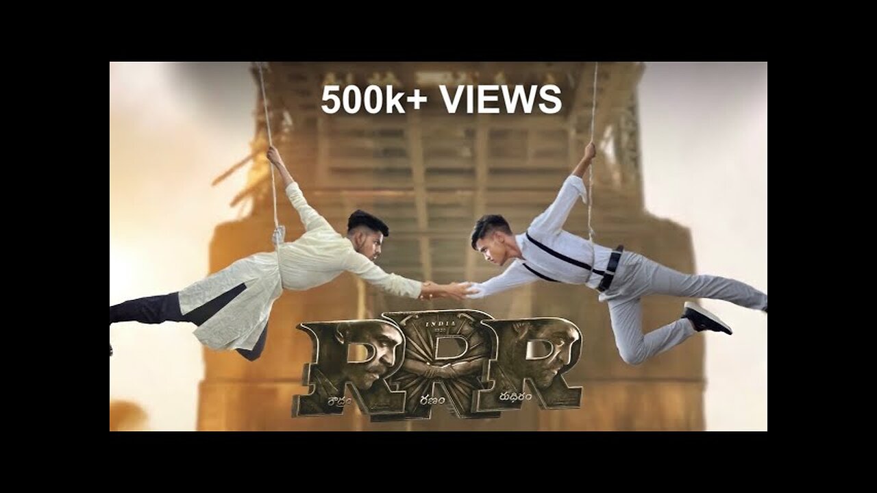 #RRR Bridge Scene Spoof _ When Bheem Meets Ram _ Jr Ntr _ Ramcharan