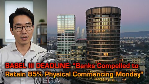 BASEL III DEADLINE: "Banks Compelled to Retain 85% Physical Commencing Monday"